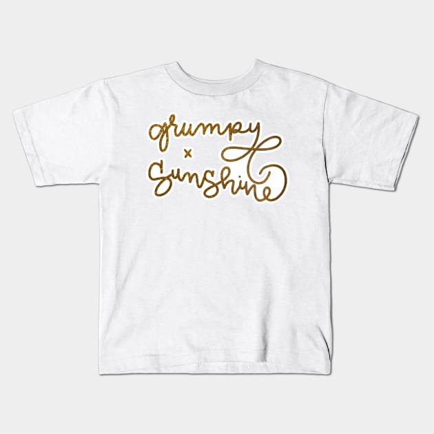 Grumpy sunshine Kids T-Shirt by cinefille